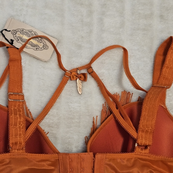 NWT Marlies Dekkers Nubian Summer Padded Plunge Bra 166821 - Picture 12 of 16